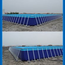 定做大型支架水池 充气游泳池钢架水池生产工厂 移动水上乐园设备支架水池图片大全